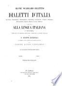 Grande vocabolario collettivo dei dialetti d'Italia comparati alla lingua italiana e viceversa