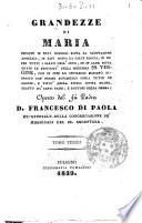 Grandezze di Maria D. Francesco De Paola