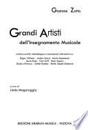 Grandi artisti dell'insegnamento musicale