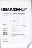 Gregorianum: