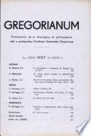 Gregorianum: Vol.38