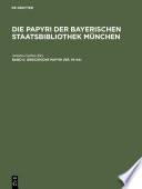 Griechische Papyri (Nr. 19-44)