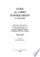 Guida al libro d'antiquariato e d'amatore