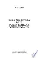Guida alla lettura della poesia italiana contemporanea