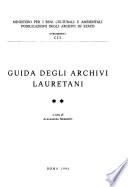 Guida degli archivi lauretani