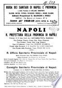 Guida dei sanitari di Napoli e provincia e delle provincie di Avellino, Benevento, Salerno, Campobasso, Matera, Potenza, Catanzaro, Cosenza, Reggio Calabria