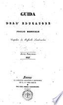 Guida dell'educatore foglio mensuale redatto da Raffaello Lambruschini