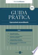GUIDA PRATICA Operazioni straordinarie 2021 - Sistema Frizzera