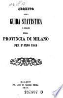 Guida Statistica Della Provincia Di Milano (etc.)