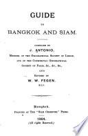 Guide to Bangkok and Siam