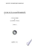 Gururājamañjarikā