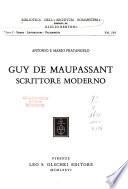 Guy de Maupassant scrittore moderno