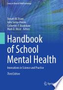 Handbook of School Mental Health