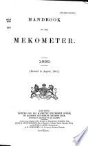 Handbook of the mekometer