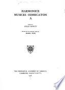 Harmonice musices odhecaton A