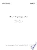 Heat and Water Transport Properties in Conifer Duff and Humus