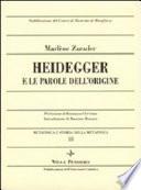 Heidegger e le parole dell'origine