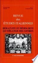 Héraclite et Démocrite