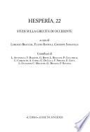 Hesperìa: Studi sulla grecita di occidente