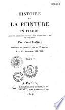 Histoire de la peinture en Italie, depuis la renaissance des beaux-arts, jusque vers la fin du XVIIIe siècle