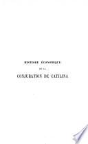 Histoire économique de la conjuration de Catilina