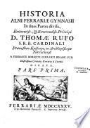 Historia almi Ferrariae Gymnasii