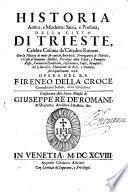 Historia antica, e moderna : sacra e profana, della città di Trieste,