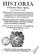Historia de'fatti nobili ouorsi nell'vniverso, et in particolau del Reyno de-Gothi, de Longobardi, de i Duchi di Milano, et d'altre segnalate persone, dall'anno di Nostra Salute 45-1597