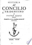 Historia del concilio Tridentino di Pietro Soave