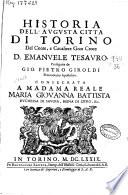 Historia dell'augusta citta di Torino