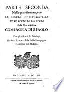Historia della venerabilissima compagnia della fede catolica, sotto l'inuocatione di San Paolo nell'augusta citt di Torino. Descritta dal conte D. Emanuele Tesauro ..