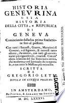 Historia Genevrina