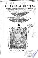 Historia naturale di C. Plinio Secondo...