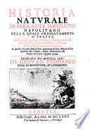 Historia naturale di Ferrante Imperato