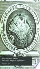 Historia overo Vita di Elisabetta, Regina d'Inghilterra