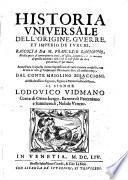 Historia universale dell'origine, guerre, et imperio de' Turchi
