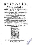 Historia vniuersale dell'origine et imperio dé Turchi