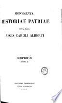 Historiae patriae monumenta