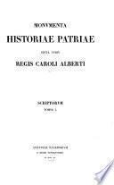 Historiae patriae Monumenta