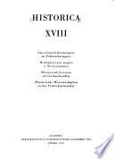 Historical Sciences in Czechoslovakia