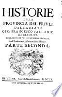 Historie Della Provincia Del Friuli