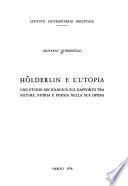 Hölderlin e l'utopia