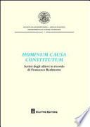 Hominum causa constitutum