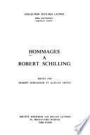 Hommages à Robert Schilling
