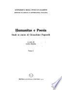 Humanitas e poesia