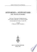 Hyparxis e hypostasis nel neoplatonismo