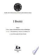 I Brettii: Cultura, lingua e documentazione storico-archeologica