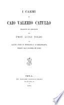 I Carmi di Caio Valerio Catullo