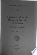 I cartolari del notaio Stefano di Corrado di Lavagna