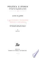 I cattolici trentini sotto l'Austria: 1909-1915